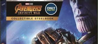 Vingadores : Guerra Infinita – Veja a edição Bluray Steelbook do filme