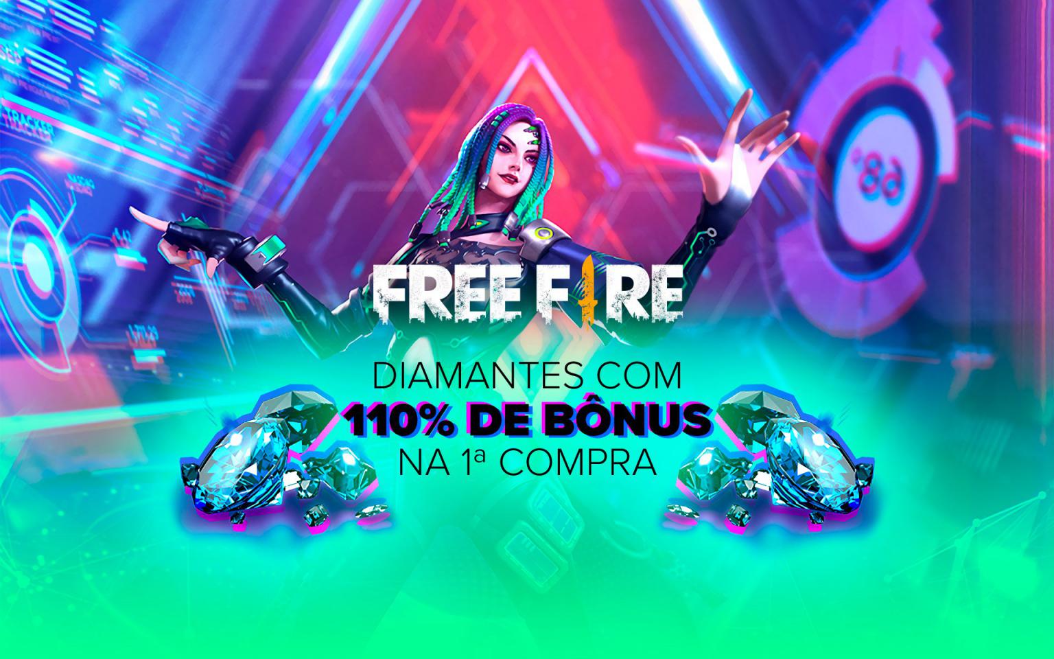 Free Fire: Hype Game dá bônus de 110% na compra da moeda do jogo