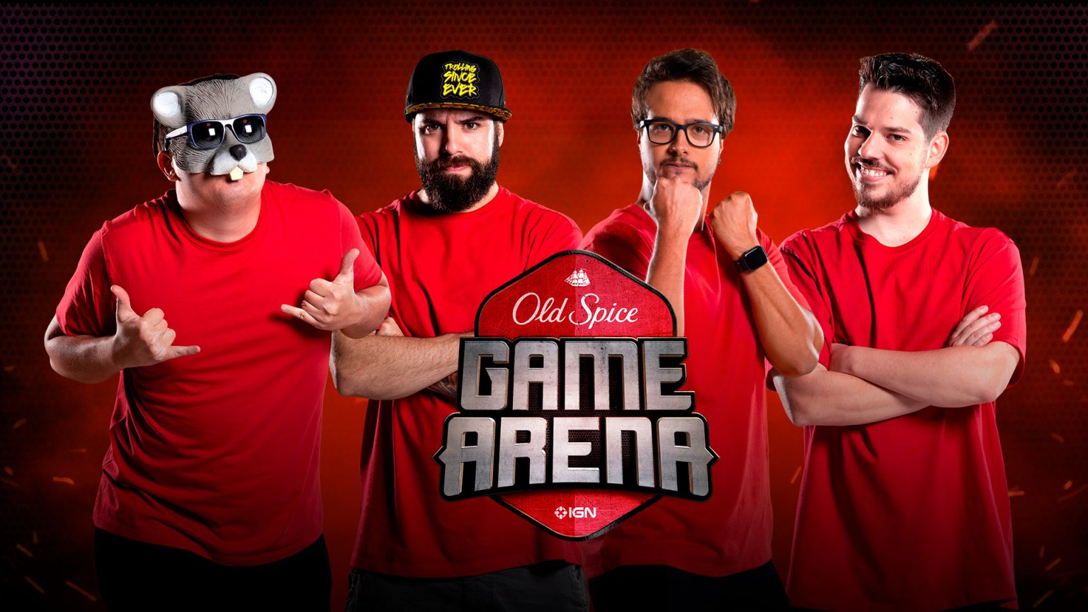 Torneio Old Spice Game Arena traz 4 influenciadores
