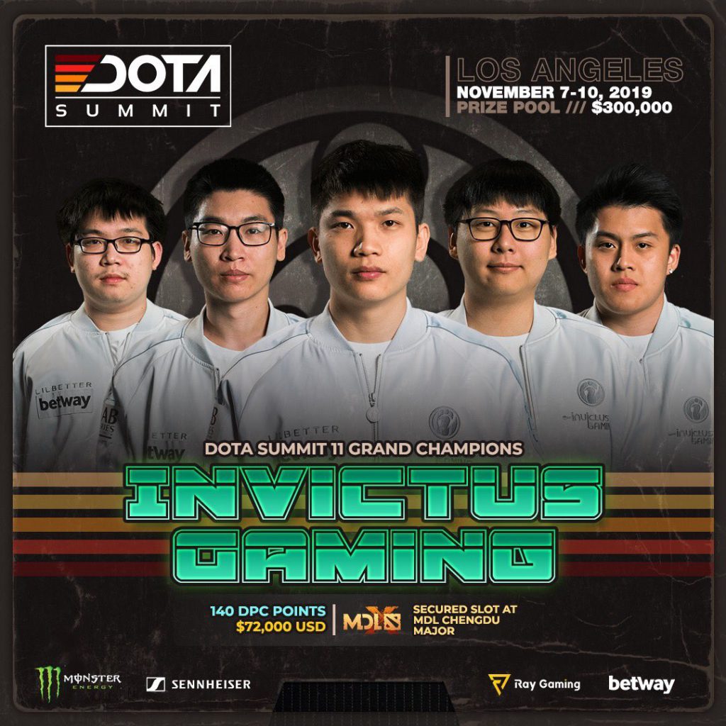Dota 2: Invictus Gaming é campeã da The Summit 11