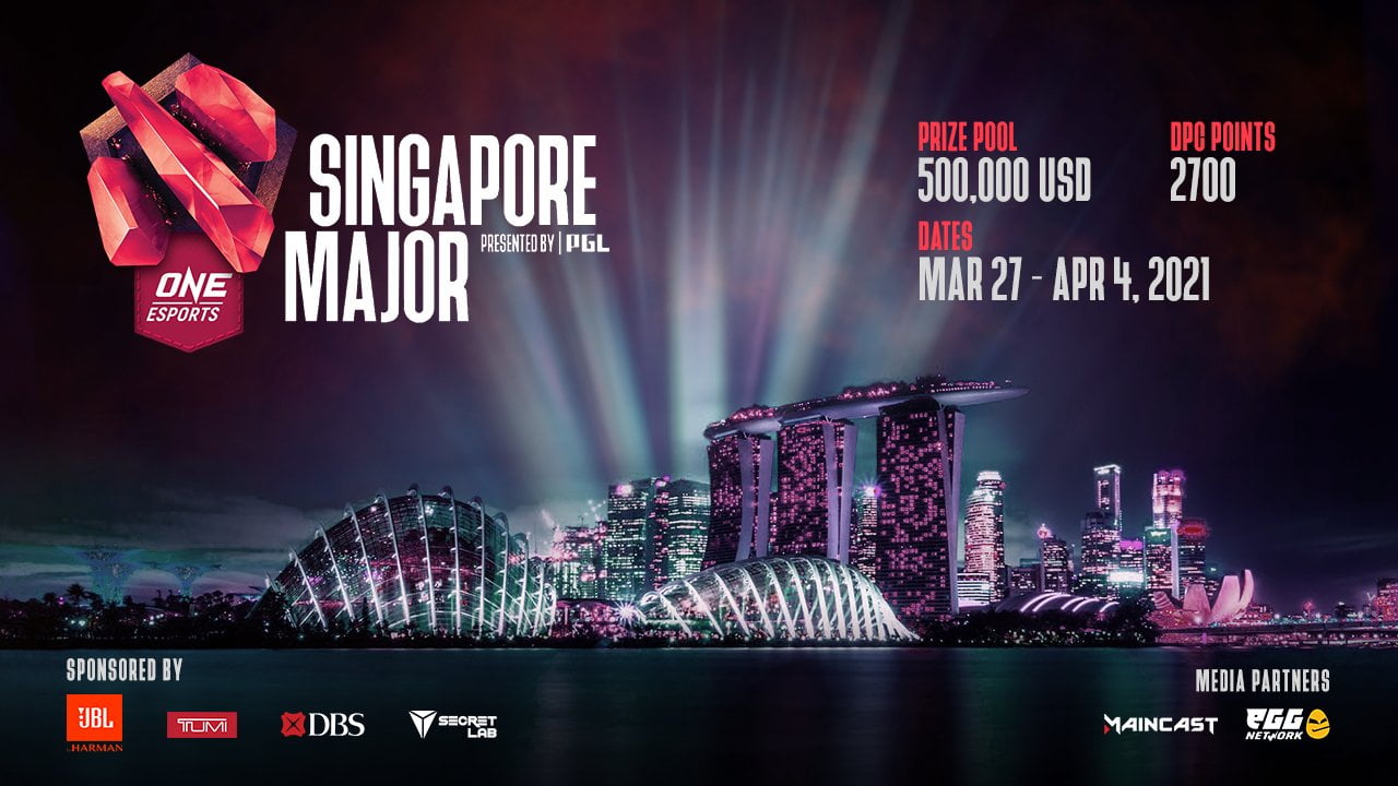 Dota 2: ONE Esports Singapore será a primeira Major de 2021