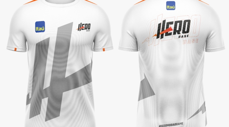 Fortnite Hero Base lança camiseta em parceria com Itaú
