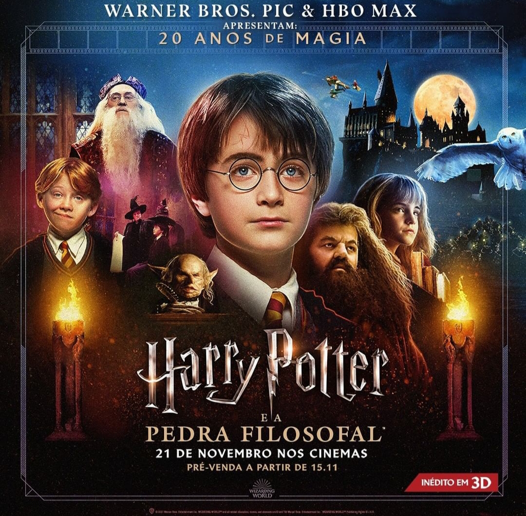 Harry Potter de volta aos cinemas em 3D