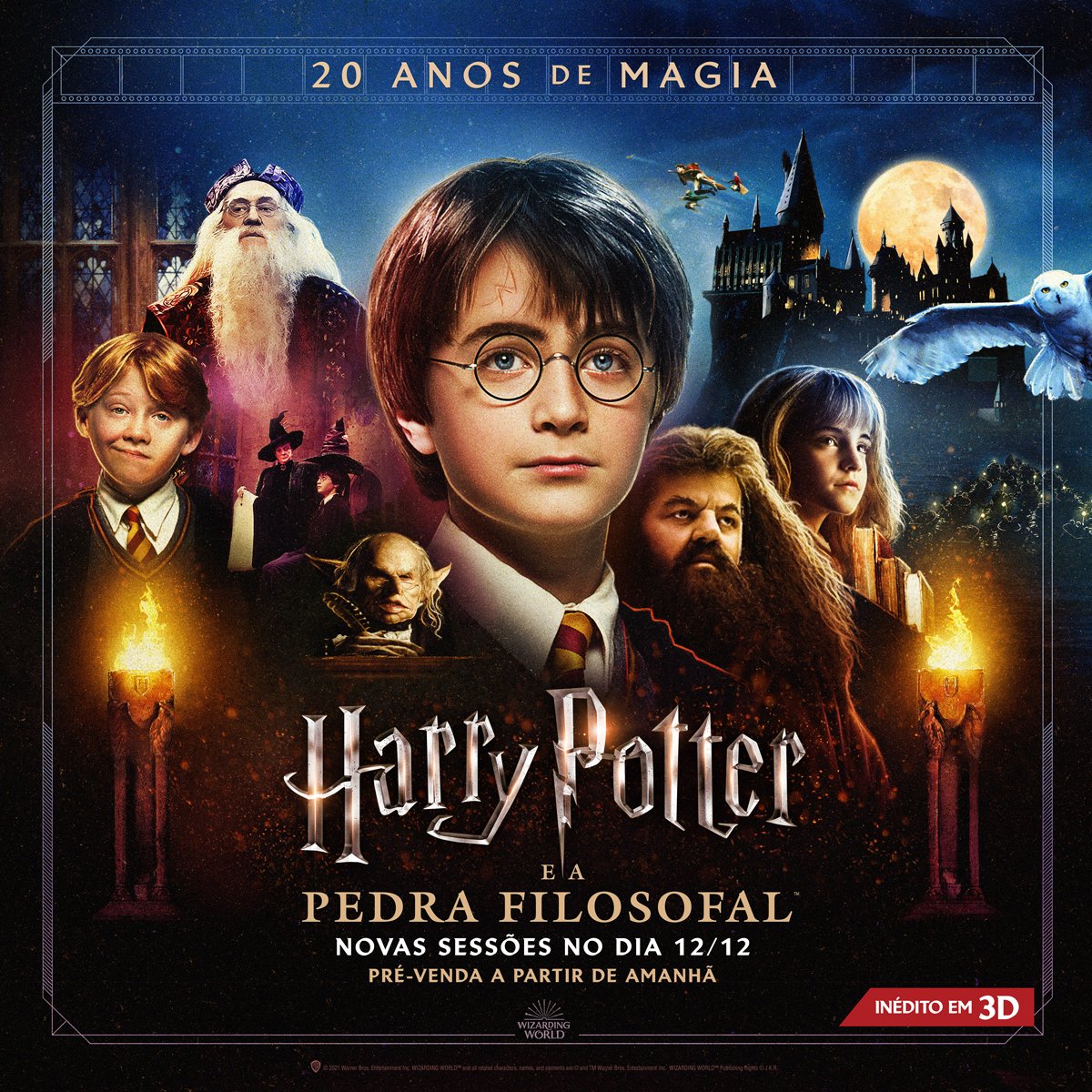 Nova data de “Harry Potter e a Pedra Filosofal” nos cinemas