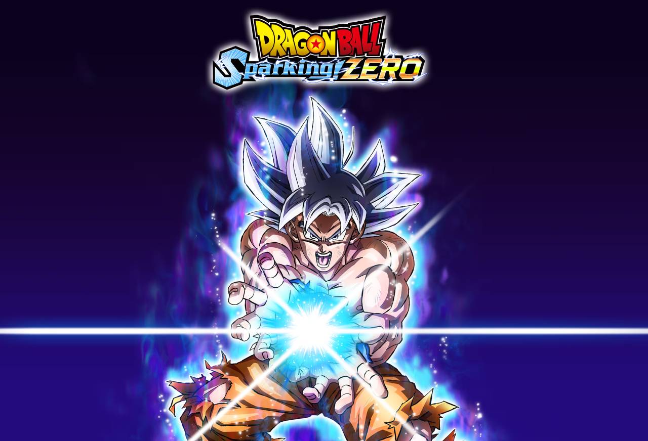 Goku preparando para lançar poder em Dragon Ball Sparking Zero