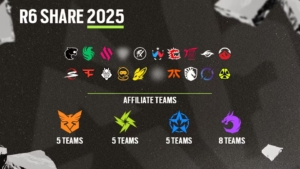 Ubisoft anuncia calendário competitivo de Rainbow Six Siege para 2025. Imagem: Reprodução/Ubisoft