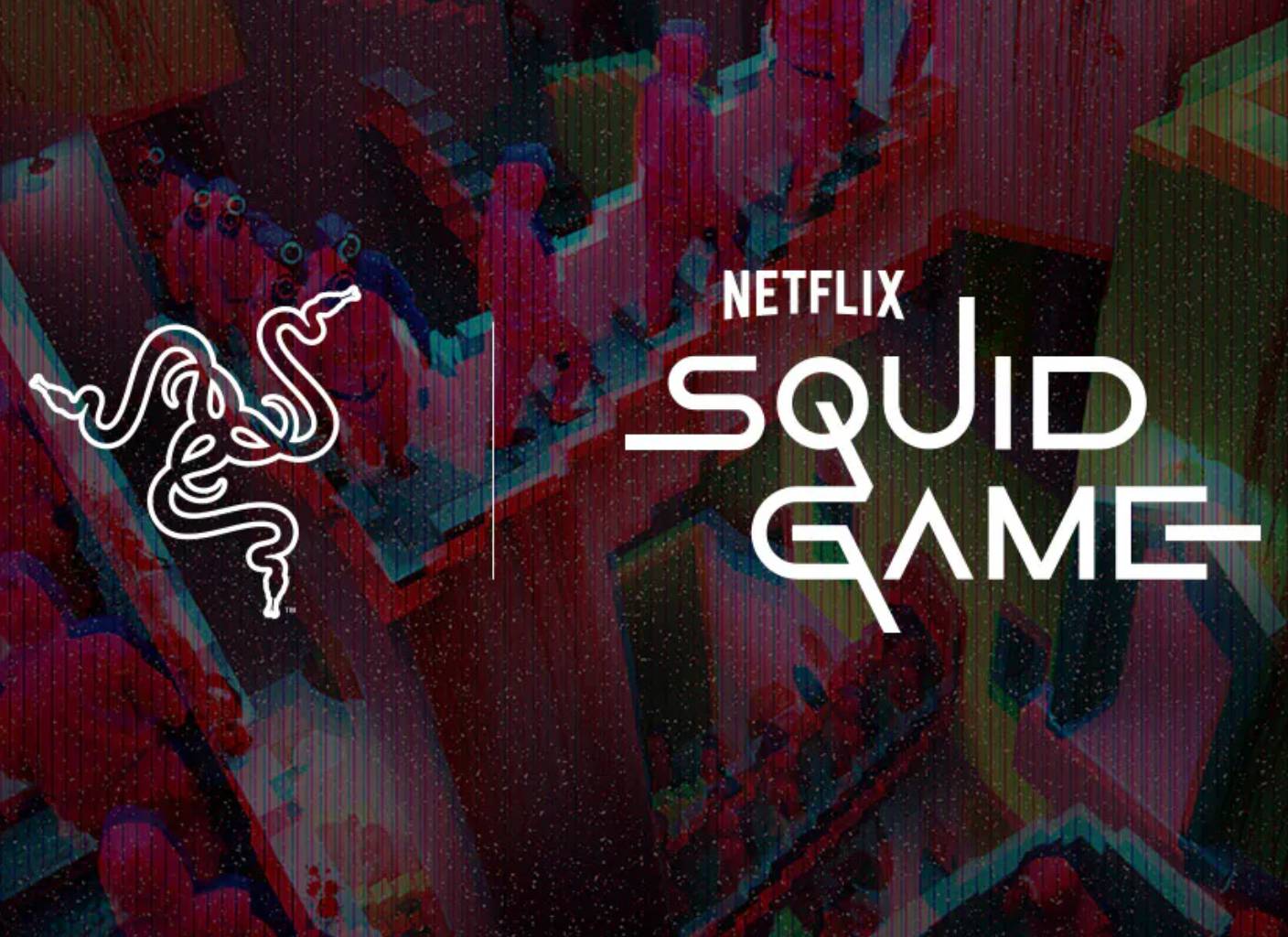 logo da collab de Razer com Squid Game (Round 6 da Netflix)