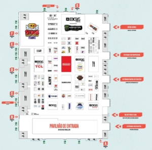Mapa da BGS 2025. Foto: Reprodução. 